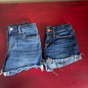 Jean shorts girl size 6 cat & jack and old navy